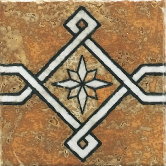 Antique Polar Star PS-1 Rustic Beige Deco 6x6 Cepac