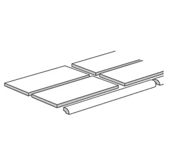 Shop Cepac Suburbia 1/2 x 6 SBN Trim | Artistic Tile & Stone