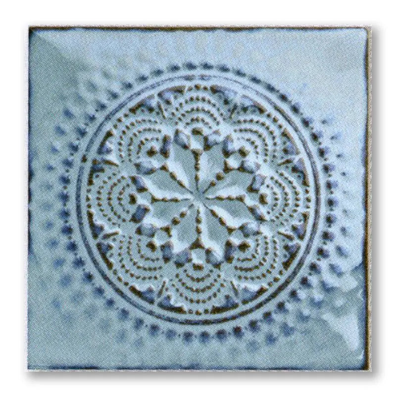 Shop Mandala MAN-2 Powder Blue Pattern 6x6 | Artistic Tile & Stone