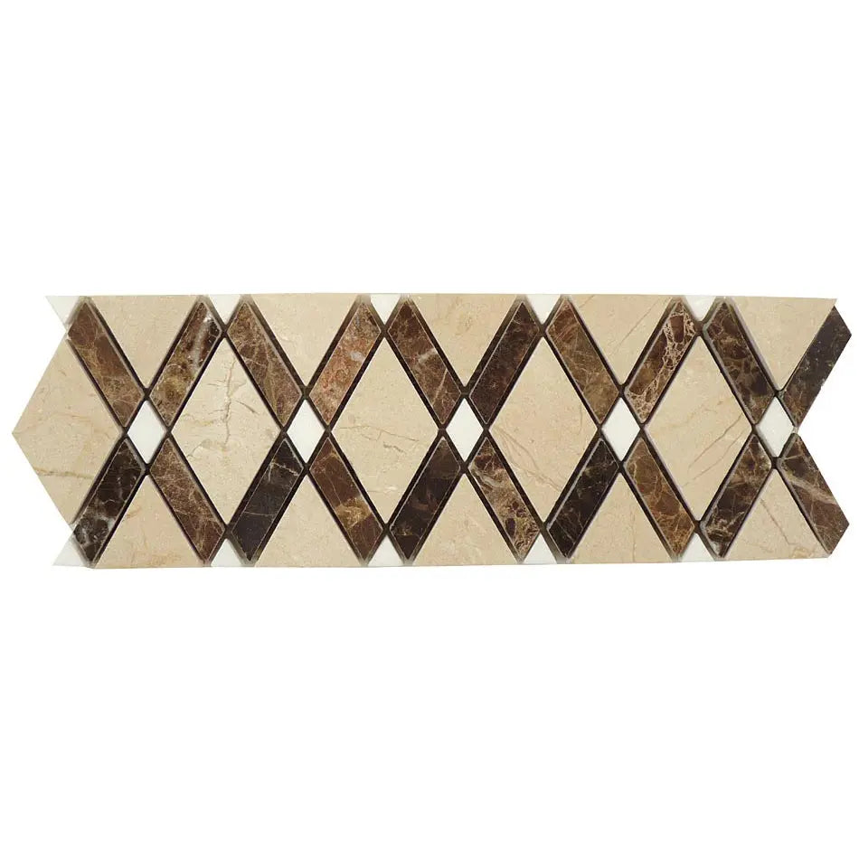 Diamond Crema Marfil 4x12