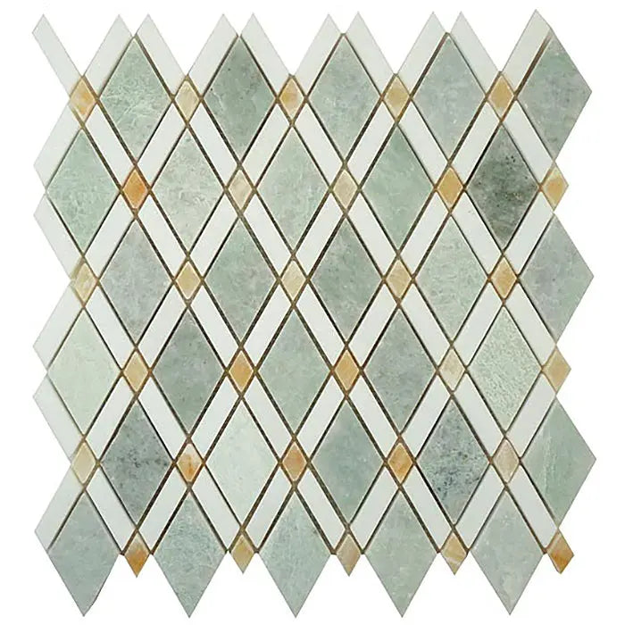 Shop Glazzio Diamond Ming Green 12x12 | Artistic Tile & Stone