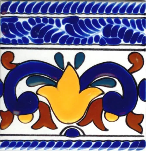 Shop Majolica Porcelain Baroque 6x6 #7 | Artistic Tile & Stone