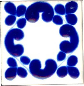 Majolica Porcelain Classic 2x2 #12