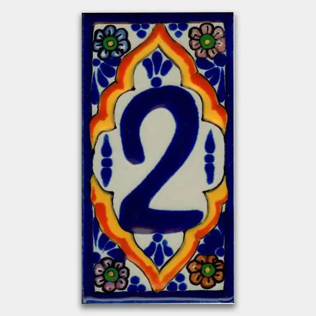 Shop House Number Baroque Style 4 #2 | Artistic Tile & Stone