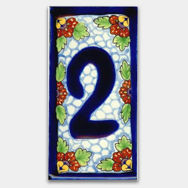 Shop House Number Maya Style 1 #2 | Artistic Tile & Stone