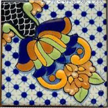 Shop Majolica Porcelain Maya 6x6 #5 Corner | Artistic Tile & Stone