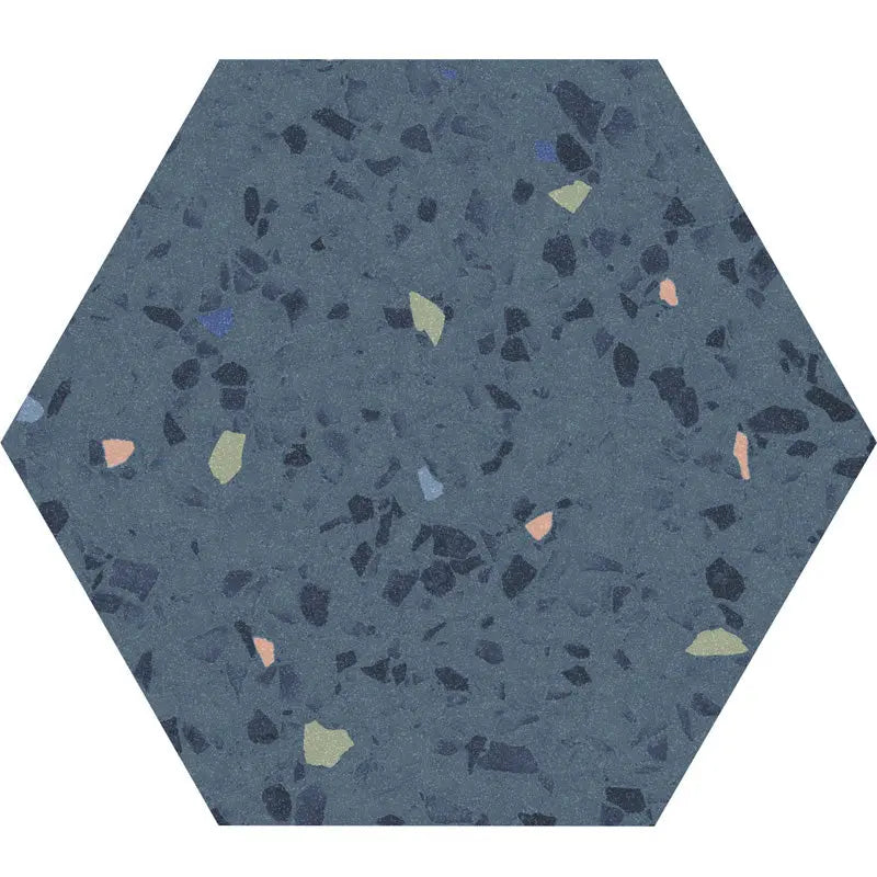 Shop Mir Terra Blue Spec Hex | Artistic Tile & Stone