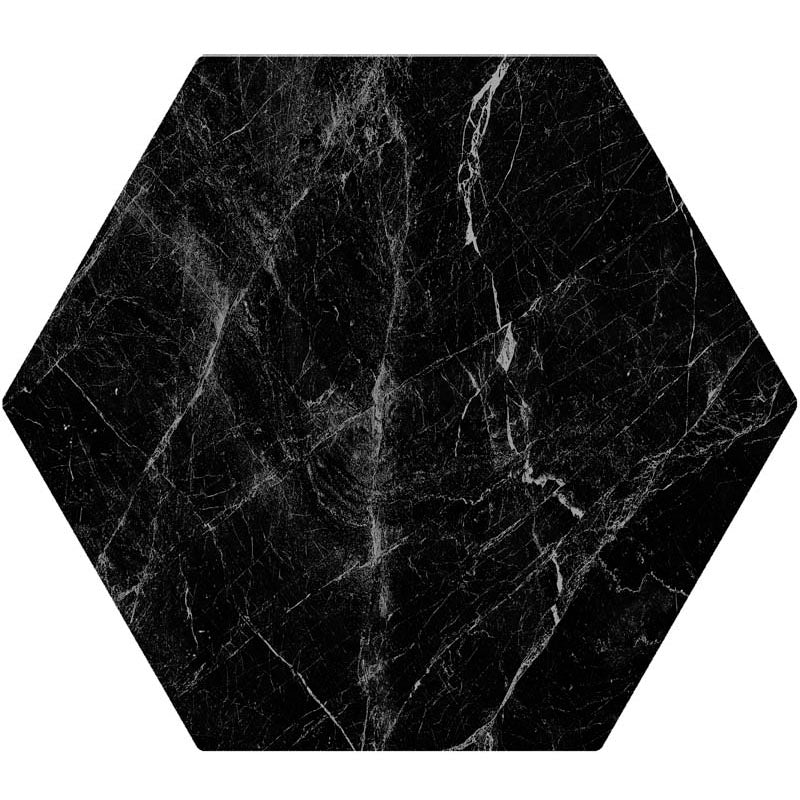 Shop Mir Terra Nero Hex | Artistic Tile & Stone