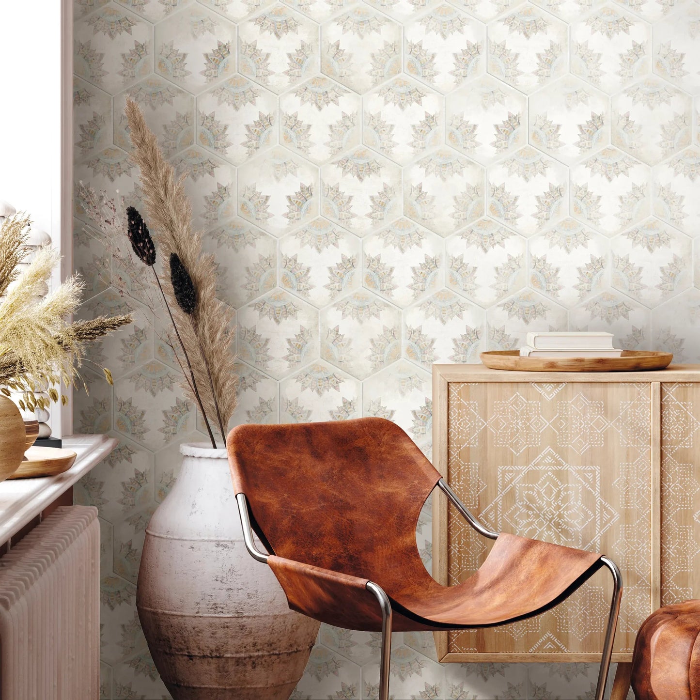 Shop Habitiana Flora 8 inch Hex | Artistic Tile & Stone