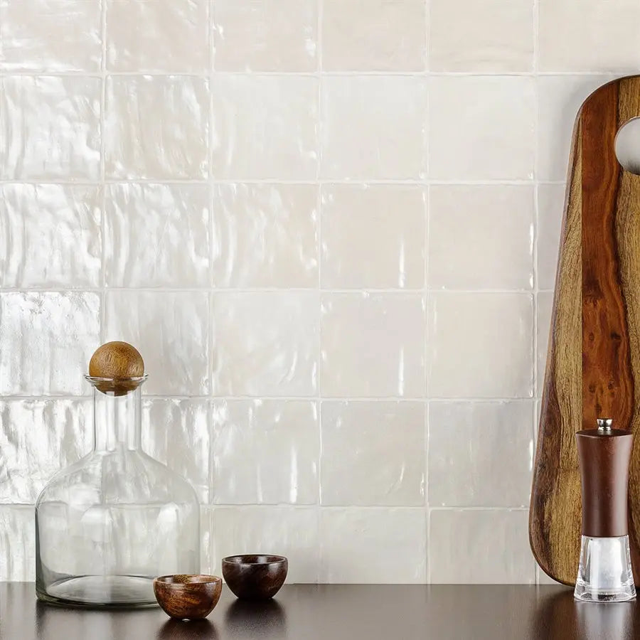 Shop Marcato Zellige Cream Satin 4x4 | Artistic Tile & Stone