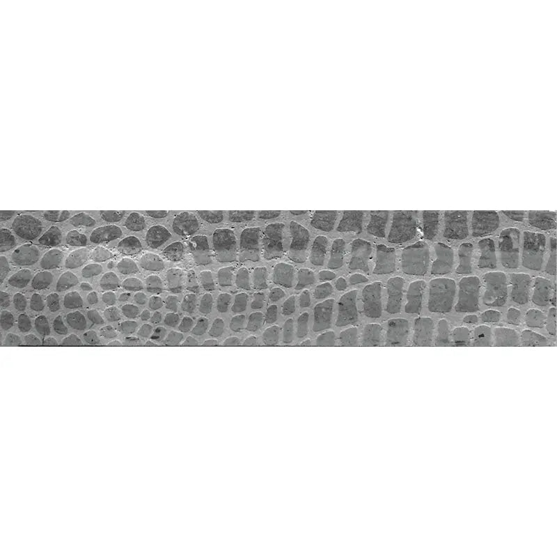 Shop Mir Skalini Etched Alligator Silver Grey 3x12 | Artistic Tile & Stone
