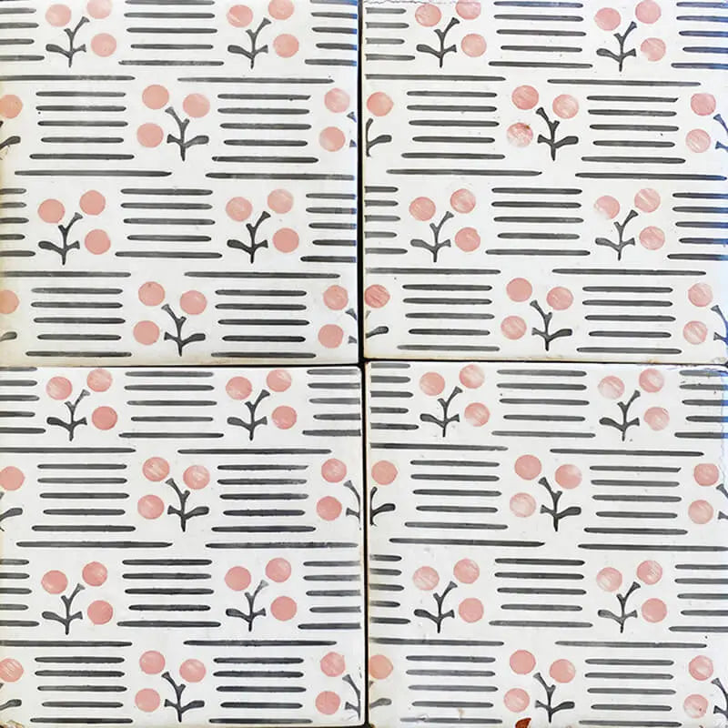 Shop Tabarka Rosewater 1 on 6 x 6 | Artistic Tile & Stone
