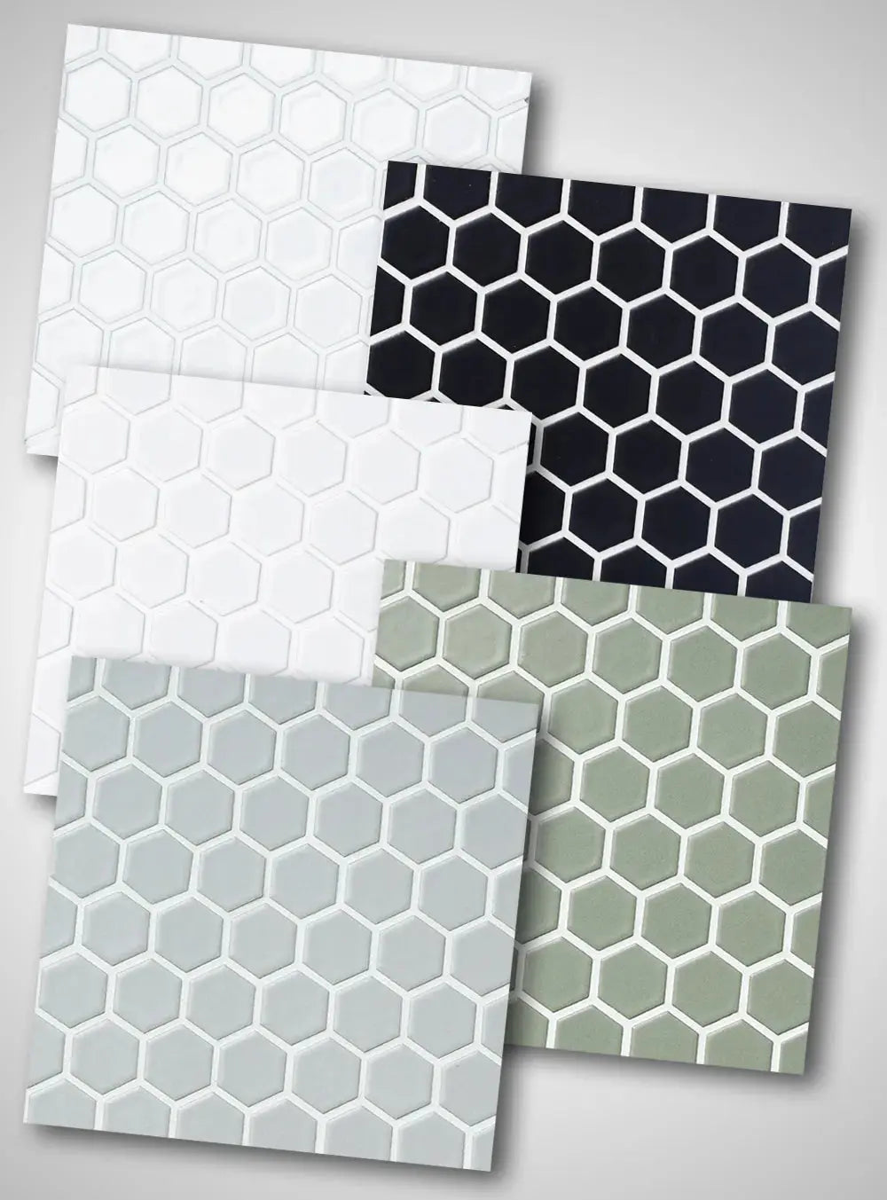 Shop Cepac Retro HEX-1B Glossy White 1" Hex | Artistic Tile & Stone