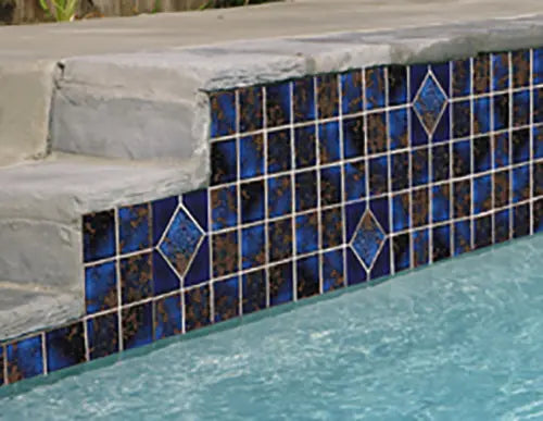 Shop Ambon 6 Deco Royal Blue 6x6 From Fujiwa | Artistic Tile & Stone