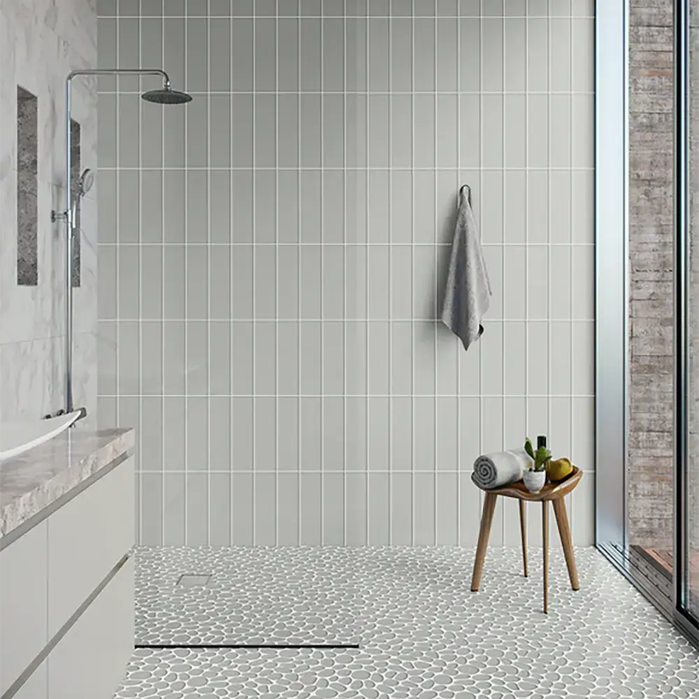 Shop Island Stone Spindrift Fog Matte 11-3/4 x 11-3/4 |  Artistic Tile & Stone