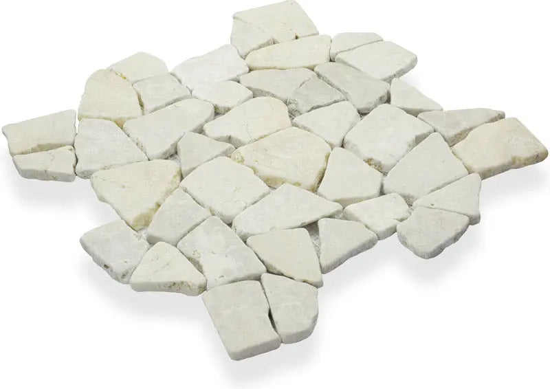 Shop Island Stone Random Beige Marble & Quartz Mix 12x12 | Artistic Tile & Stone