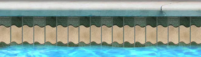 Shop Koln 002 Aqua/Beige 2x6 From Fujiwa | Artistic Tile & Stone