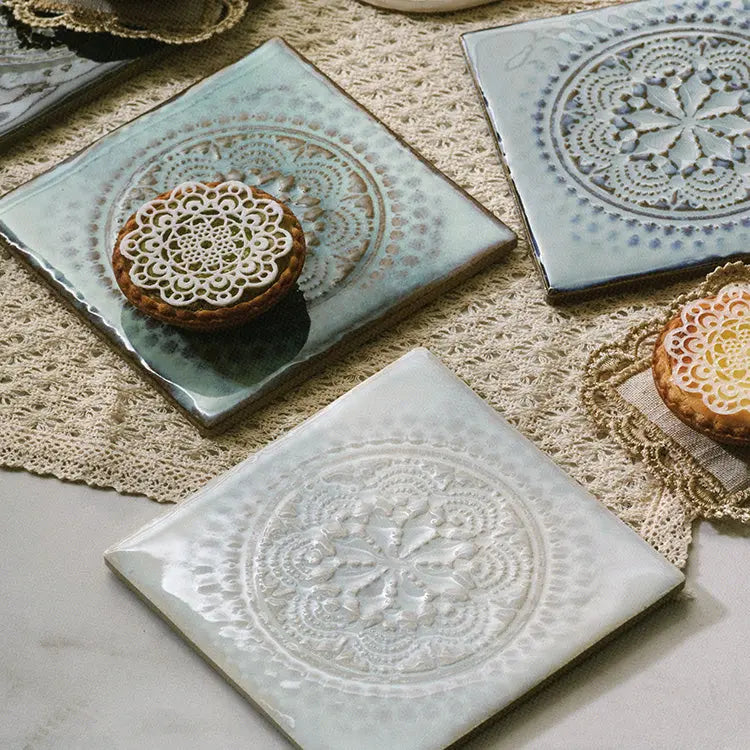 Shop Cepac Mandala MAN-1 Lace Pattern 6x6 | Artistic Tile & Stone