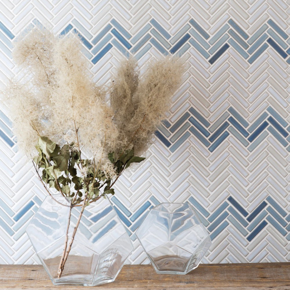 Shop Cepac Rudiment RDM-40-HB Sky 1/2 x 2 Herringbone |  Artistic Tile & Stone