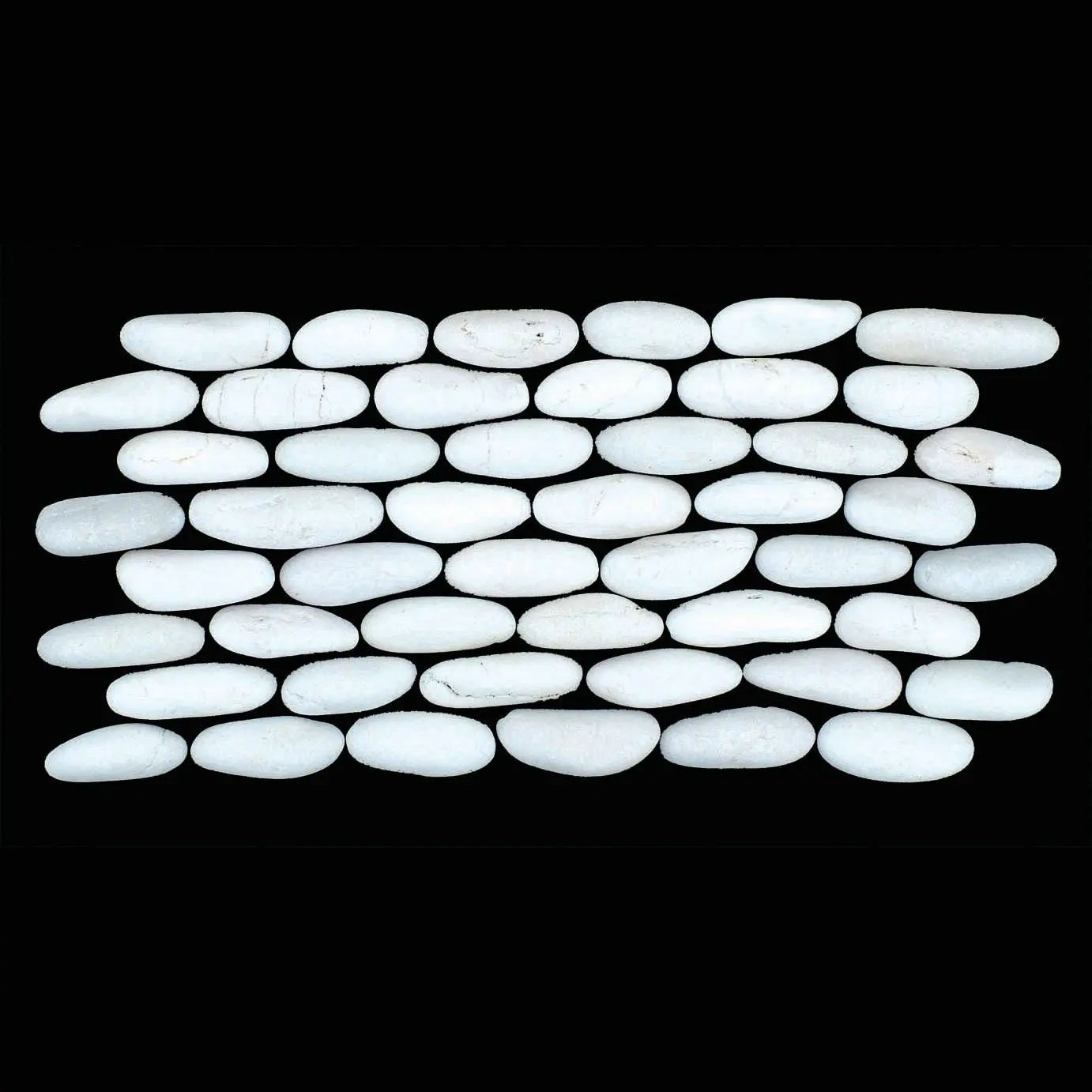 Stacked Pebble Timor White 6 x 11-3/4