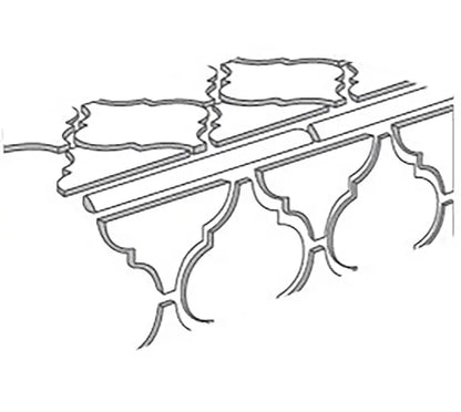 Arabesque Bead 9/16 x 6 