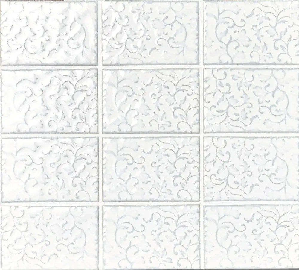 Shop Caserta CAS-1 Ivory 2.5 x 4 Deco |   Artistic Tile & Stone