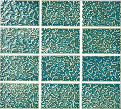 Shop Cepac Caserta CAS-3 Forest 2.5 x 4 Deco | Artistic Tile & Stone