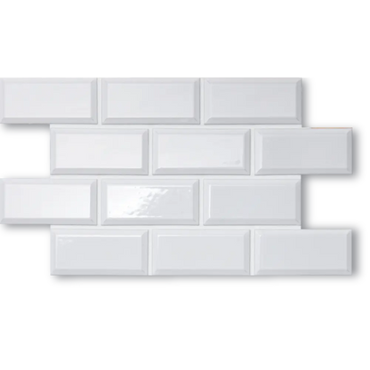 Shop Cepac Contour CON-1B Glossy White Beveled 1-3/4 x 3-3/4ÃƒÆ’Ã¢â‚¬Å¡Ãƒâ€šÃ‚Â |ÃƒÆ’Ã¢â‚¬Å¡Ãƒâ€šÃ‚Â ÃƒÆ’Ã¢â‚¬Å¡Ãƒâ€šÃ‚Â  Artistic Tile & Stone
