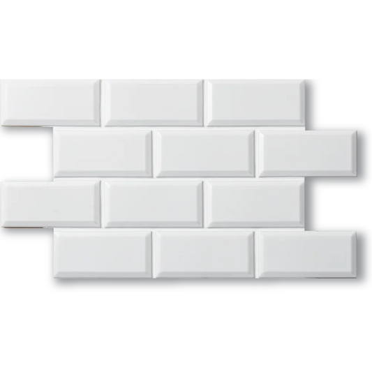 Shop Cepac Contour CON-2B Matte White Beveled 1-3/4 x 3-3/4ÃƒÆ’Ã¢â‚¬Å¡Ãƒâ€šÃ‚Â |ÃƒÆ’Ã¢â‚¬Å¡Ãƒâ€šÃ‚Â ÃƒÆ’Ã¢â‚¬Å¡Ãƒâ€šÃ‚Â  Artistic Tile & Stone