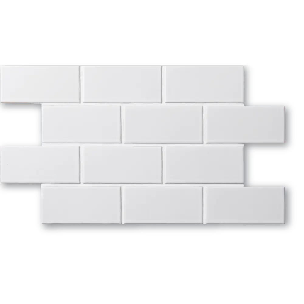 Shop Cepac Contour CON-2F Matte White 1-3/4 x 3-3/4Â |Â Â  Artistic Tile & Stone