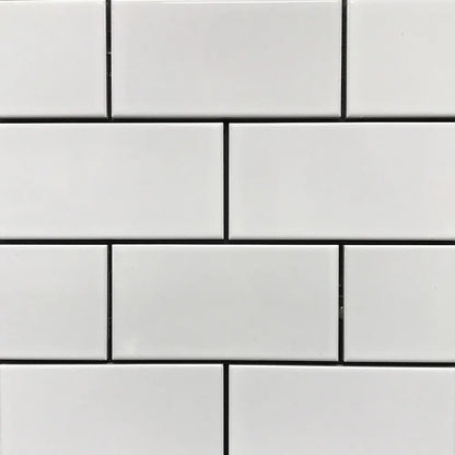 Shop Cepac Continental Subway COS-1 Gloss White 3x6 | Artistic Tile & Stone