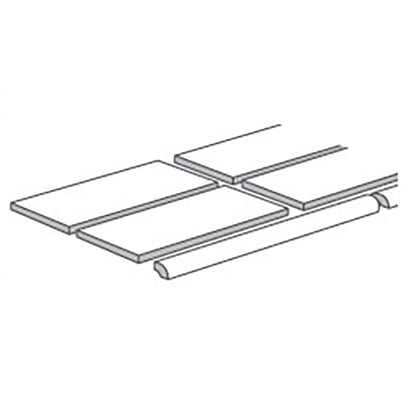 Shop Cepac Suburbia 1/2 x 6 SBN TrimÃ‚Â |Ã‚Â Ã‚Â  Artistic Tile & Stone