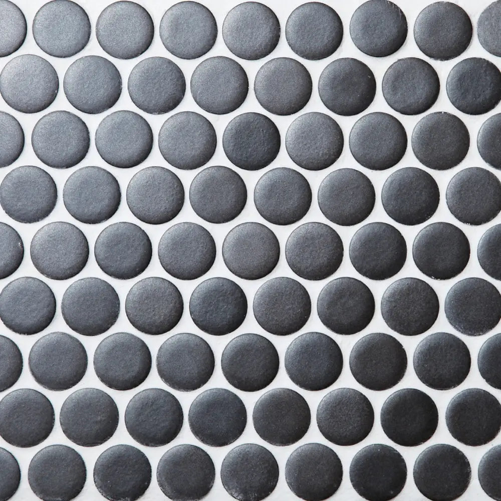 Shop Cepac Classic Rounds CR-10 Obsidian 3/4" Penny Round | Artistic Tile & Stone