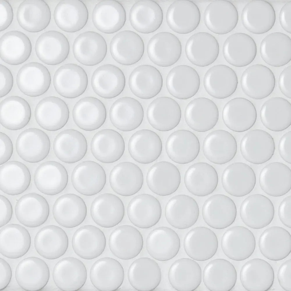 Shop Cepac Classic Rounds CR-7 Glossy White 3/4" Penny Round | Artistic Tile & Stone