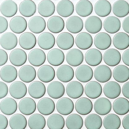 Shop Cepac Classic Rounds CRL-2 Aqua 1"  Penny RoundÂ |Â Â  Artistic Tile & Stone