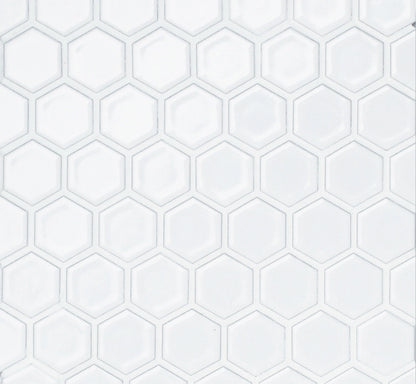 Shop Cepac Retro HEX-1B Glossy White 1" HexÃƒÆ’Ã¢â‚¬Å¡Ãƒâ€šÃ‚Â |ÃƒÆ’Ã¢â‚¬Å¡Ãƒâ€šÃ‚Â ÃƒÆ’Ã¢â‚¬Å¡Ãƒâ€šÃ‚Â  Artistic Tile & Stone