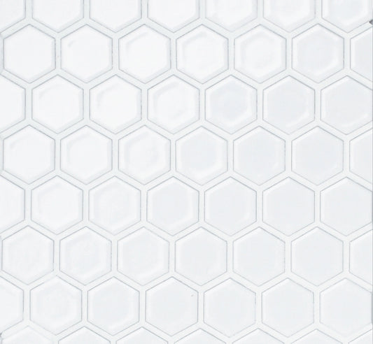 Shop Cepac Retro HEX-1B Glossy White 1" HexÃƒÆ’Ã¢â‚¬Å¡Ãƒâ€šÃ‚Â |ÃƒÆ’Ã¢â‚¬Å¡Ãƒâ€šÃ‚Â ÃƒÆ’Ã¢â‚¬Å¡Ãƒâ€šÃ‚Â  Artistic Tile & Stone