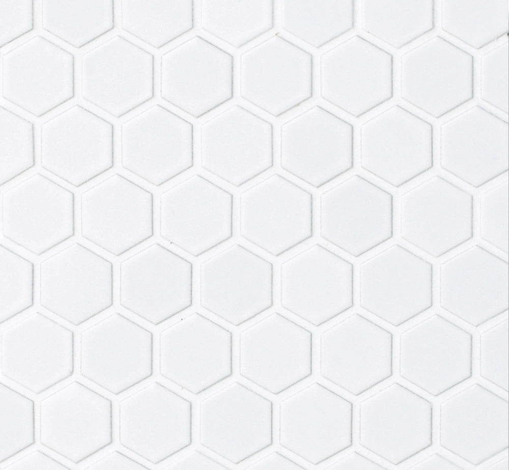 Shop Cepac Retro HEX-1M Matte White 1" HexÃƒÆ’Ã¢â‚¬Å¡Ãƒâ€šÃ‚Â |ÃƒÆ’Ã¢â‚¬Å¡Ãƒâ€šÃ‚Â ÃƒÆ’Ã¢â‚¬Å¡Ãƒâ€šÃ‚Â  Artistic Tile & Stone