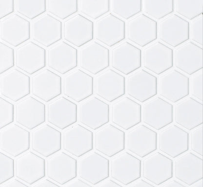 Shop Cepac Retro HEX-1M Matte White 1" HexÃƒÆ’Ã¢â‚¬Å¡Ãƒâ€šÃ‚Â |ÃƒÆ’Ã¢â‚¬Å¡Ãƒâ€šÃ‚Â ÃƒÆ’Ã¢â‚¬Å¡Ãƒâ€šÃ‚Â  Artistic Tile & Stone