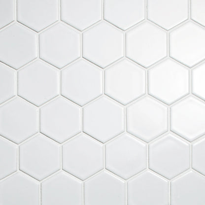 Shop Cepac Retro HEX-21B Gloss White Hex 2 inchÃƒÆ’Ã¢â‚¬Å¡Ãƒâ€šÃ‚Â |ÃƒÆ’Ã¢â‚¬Å¡Ãƒâ€šÃ‚Â ÃƒÆ’Ã¢â‚¬Å¡Ãƒâ€šÃ‚Â  Artistic Tile & Stone