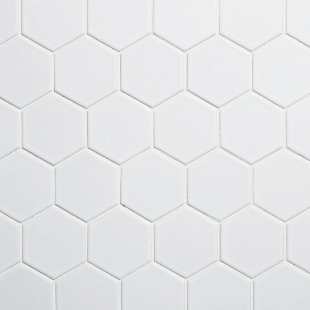 Shop Cepac Retro HEX-21M Matte White Hex 2 inchÃƒÆ’Ã¢â‚¬Å¡Ãƒâ€šÃ‚Â |ÃƒÆ’Ã¢â‚¬Å¡Ãƒâ€šÃ‚Â ÃƒÆ’Ã¢â‚¬Å¡Ãƒâ€šÃ‚Â  Artistic Tile & Stone