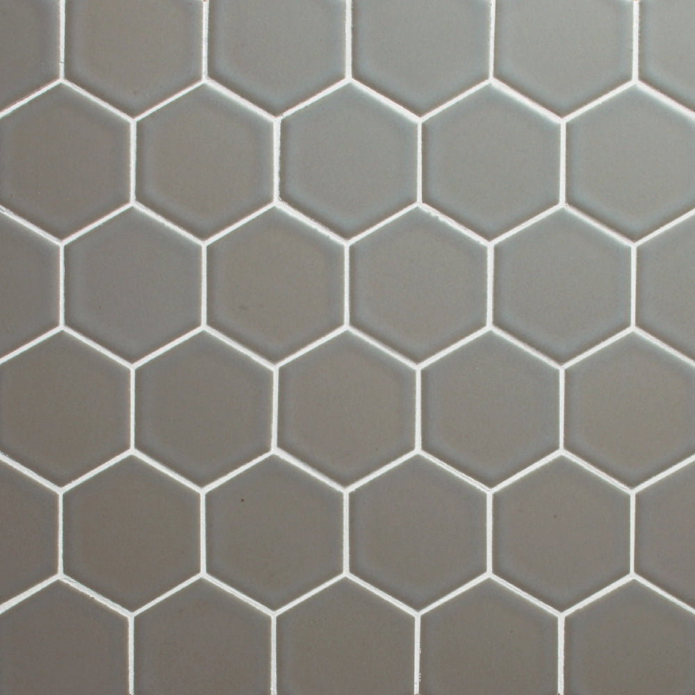 Shop Cepac Retro HEX-23M Matte Grey Hex 2 inchÃƒÆ’Ã¢â‚¬Å¡Ãƒâ€šÃ‚Â |ÃƒÆ’Ã¢â‚¬Å¡Ãƒâ€šÃ‚Â ÃƒÆ’Ã¢â‚¬Å¡Ãƒâ€šÃ‚Â  Artistic Tile & Stone