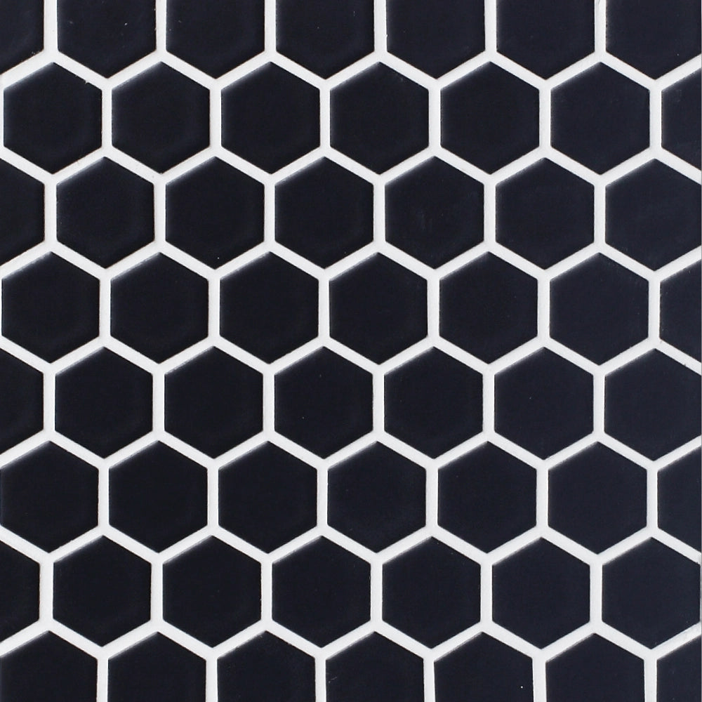 Shop Cepac Retro HEX-2M Matte Black 1" HexÃƒÆ’Ã¢â‚¬Å¡Ãƒâ€šÃ‚Â |ÃƒÆ’Ã¢â‚¬Å¡Ãƒâ€šÃ‚Â ÃƒÆ’Ã¢â‚¬Å¡Ãƒâ€šÃ‚Â  Artistic Tile & Stone