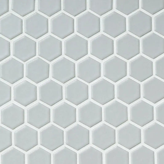Shop Cepac Retro HEX-4M Matte Light Grey 1" HexÃƒÆ’Ã¢â‚¬Å¡Ãƒâ€šÃ‚Â |ÃƒÆ’Ã¢â‚¬Å¡Ãƒâ€šÃ‚Â ÃƒÆ’Ã¢â‚¬Å¡Ãƒâ€šÃ‚Â  Artistic Tile & Stone
