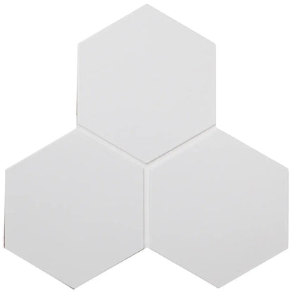 Shop Cepac Retro HEX-51M Matte White 5" HexÃƒÆ’Ã¢â‚¬Å¡Ãƒâ€šÃ‚Â |ÃƒÆ’Ã¢â‚¬Å¡Ãƒâ€šÃ‚Â ÃƒÆ’Ã¢â‚¬Å¡Ãƒâ€šÃ‚Â  Artistic Tile & Stone