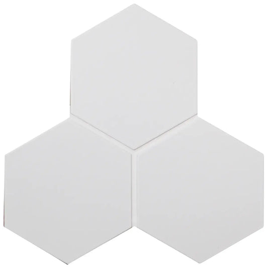 Shop Cepac Retro HEX-51M Matte White 5" HexÃƒÆ’Ã¢â‚¬Å¡Ãƒâ€šÃ‚Â |ÃƒÆ’Ã¢â‚¬Å¡Ãƒâ€šÃ‚Â ÃƒÆ’Ã¢â‚¬Å¡Ãƒâ€šÃ‚Â  Artistic Tile & Stone