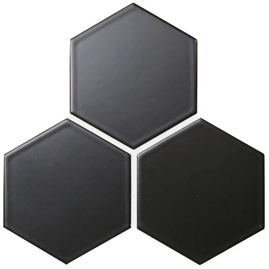 Shop Cepac Retro HEX-52M Matte Black 5" HexÃƒÆ’Ã¢â‚¬Å¡Ãƒâ€šÃ‚Â |ÃƒÆ’Ã¢â‚¬Å¡Ãƒâ€šÃ‚Â ÃƒÆ’Ã¢â‚¬Å¡Ãƒâ€šÃ‚Â  Artistic Tile & Stone