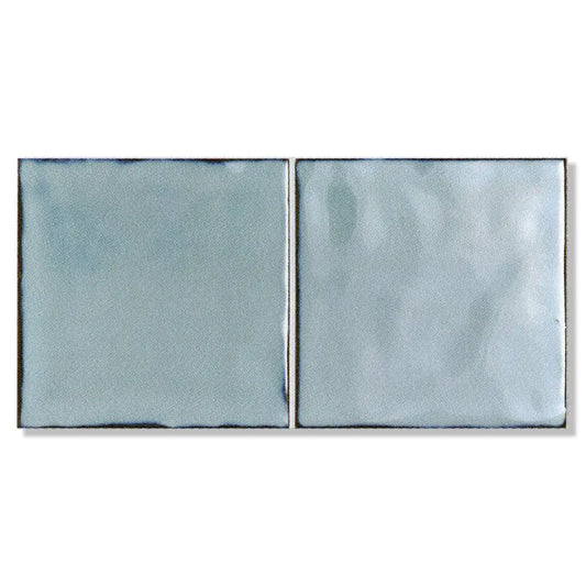 Shop Cepac Mandala MAN-2F Powder Blue Field 6x6 | Artistic Tile & Stone