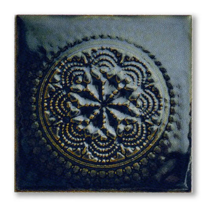Shop Cepac Mandala MAN-4 Royal Blue Pattern 6x6 | Artistic Tile & Stone
