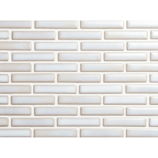Shop Cepac Rudiment RDM-20 Winter White 1/2 x 2 Staggered | Artistic Tile & Stone